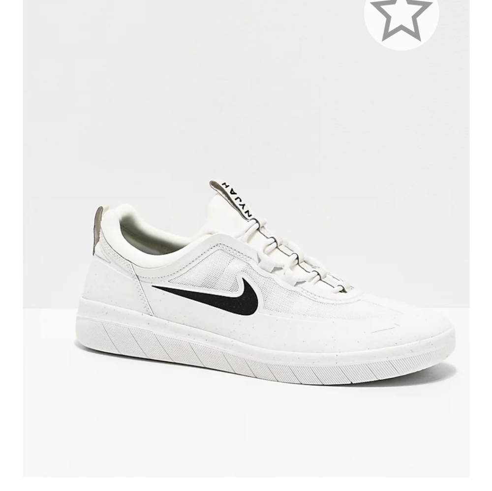 Nike SB Nyjah Free 2.0 Summit White Skate Shoes